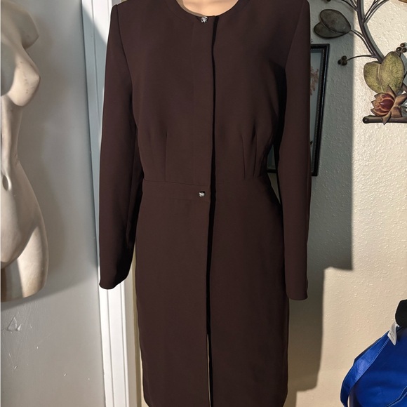 Night Studio Elegant Brown Women's Dress - Picture 1 of 5